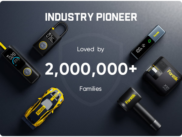 Fanttik Potent T10 1800A Portable Jump Starter, 12000mAh Jump Box for Car Battery for up to 7.0L Gas and 5.0L Diesel Engines, 12V Safe Lithium with Retractable Charging Cable, Power Bank & LED Display