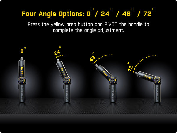 Fanttik Fold S1 APEX 3.7V Cordless Screwdriver, Electric Screwdriver, Screen Interaction, Pivot Handle, High/Low RPM Options, Max 7N.m, 6 Bits, 1/4''Hex, Ideas DIY Tool