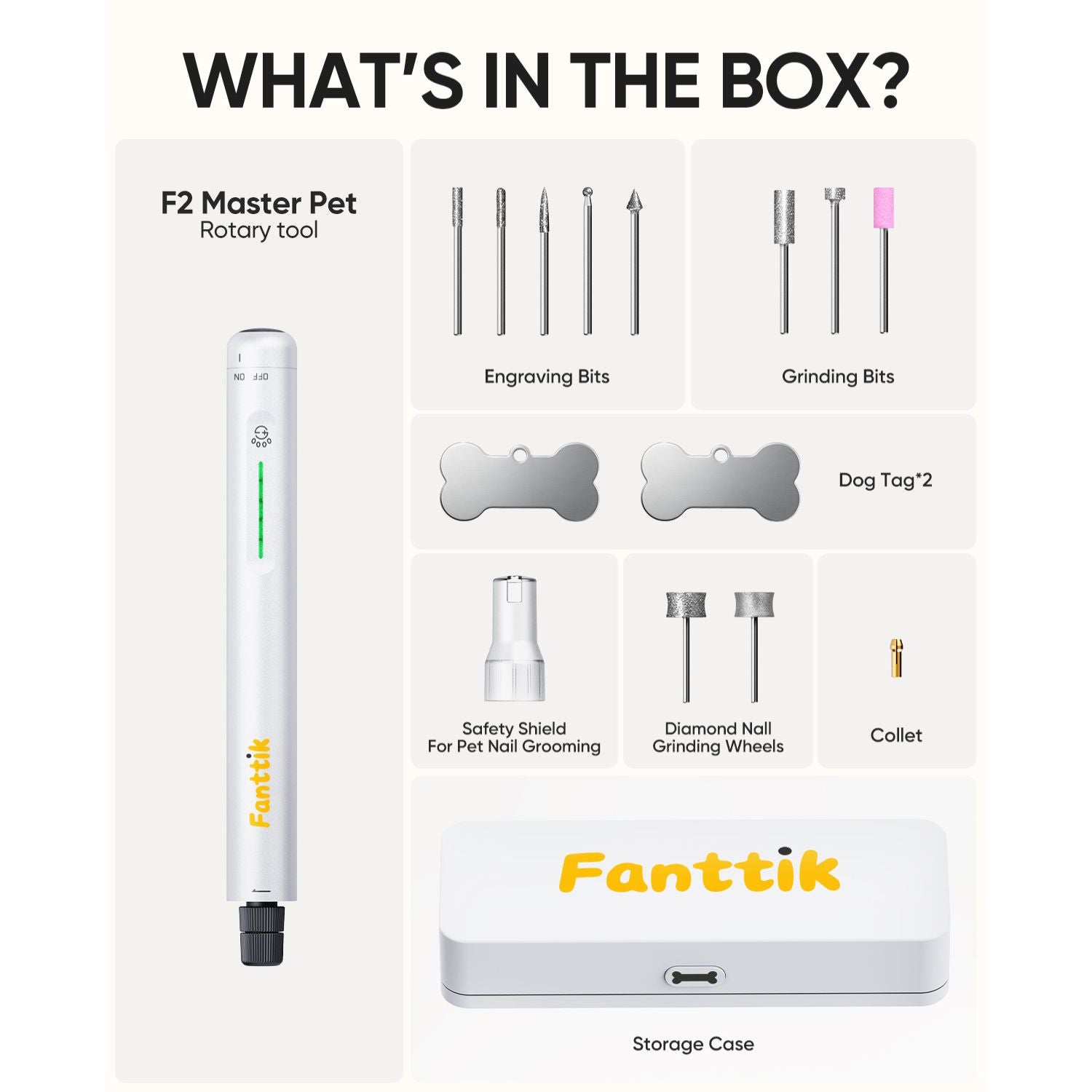 Fanttik F2 Master Pet Dog Nail Grinder