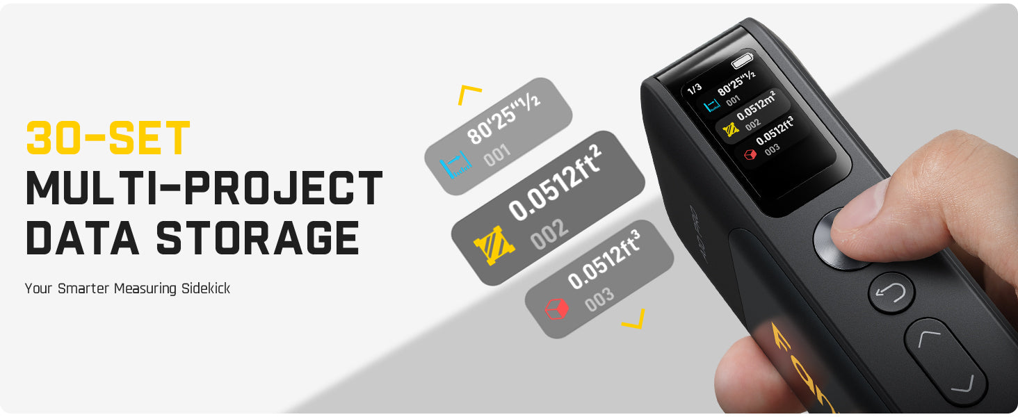 Fanttik A10 Pro 2-in-1 Digital Laser Tape Measure with HD IPS Color Display
