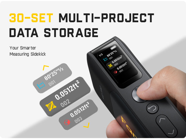 Fanttik A10 Pro 2-in-1 Digital Laser Tape Measure with HD IPS Color Display