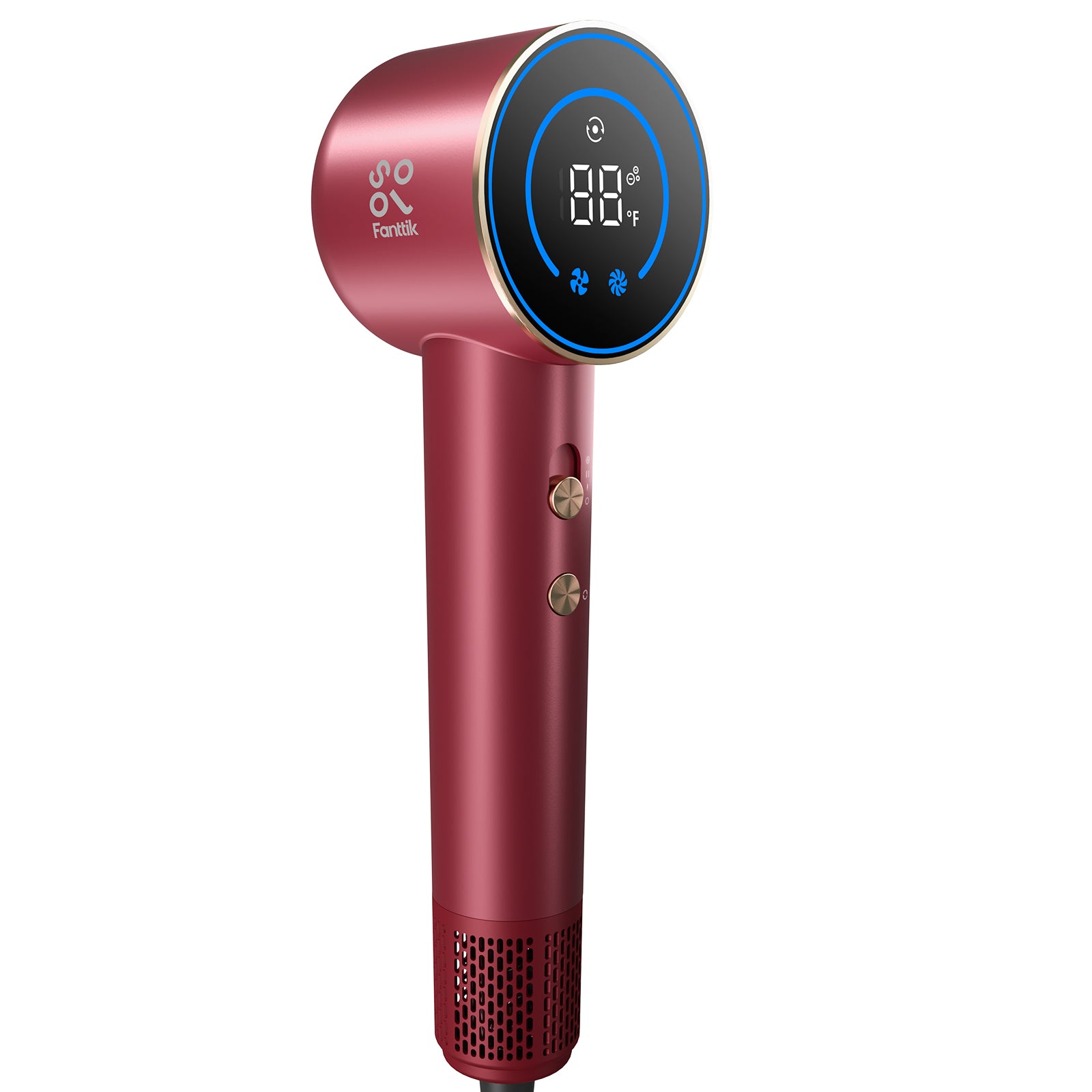 Hair Dryer Aura H10 APEX, Ionic Blow Dryer with HD Display, Brushless Motor, Thermo-Control, Low Noise, Magnetic Concentrator, 110000 RPM High-Speed for Fast Drying & Shine