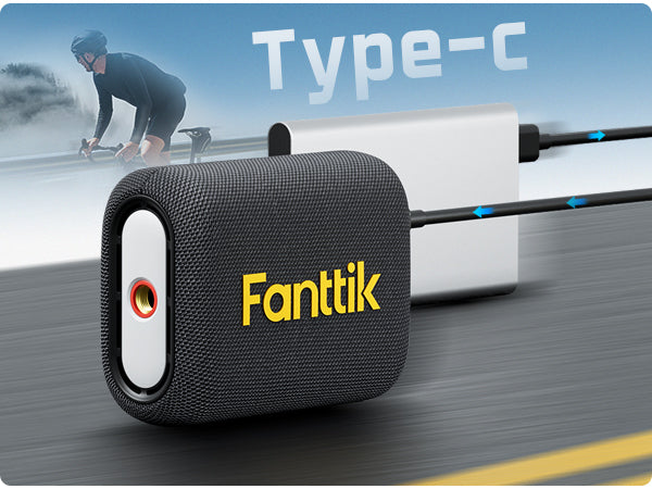 Fanttik X8 Ace Bike Pump 150PSI Fast Portable Tire Inflator, Coreless Rechargeable Electric Bicycle Air Pump