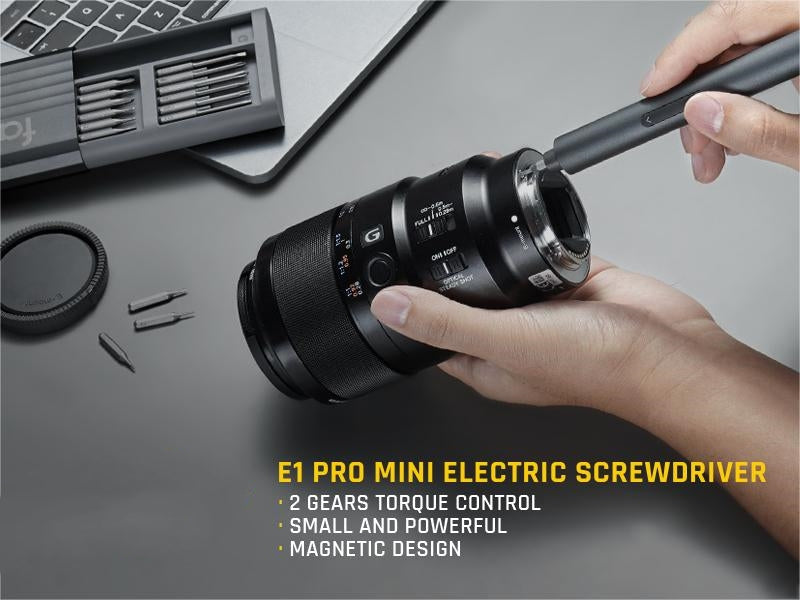 Fanttik E1 PRO Electric Screwdriver 24 Magnetic Bits