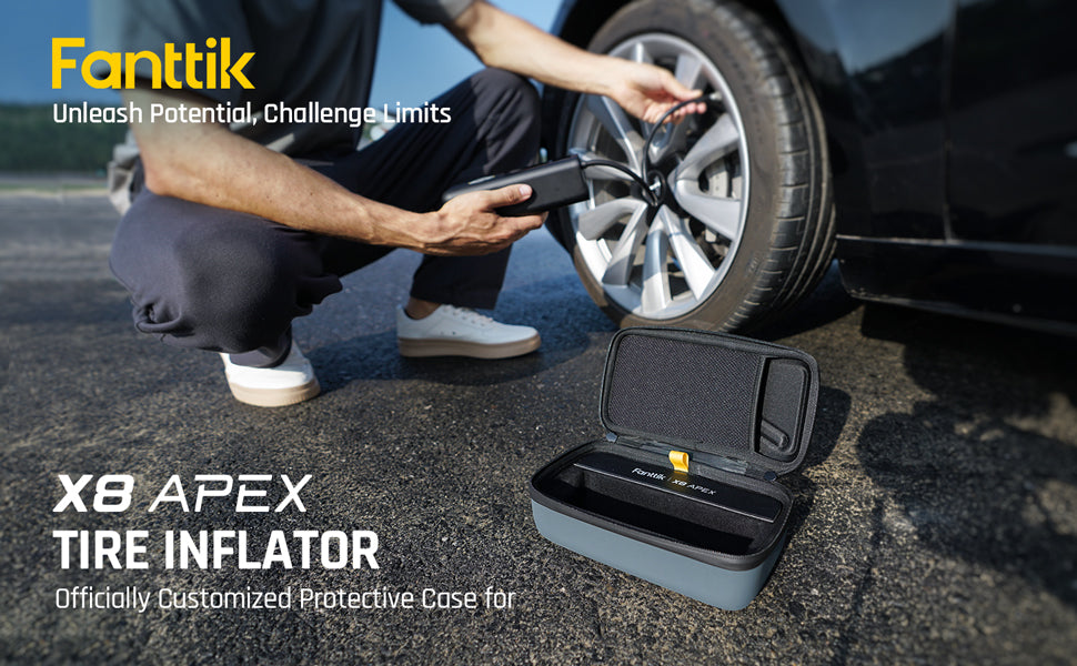 Fanttik X8 APEX Tire Inflator and EVA Protection Case