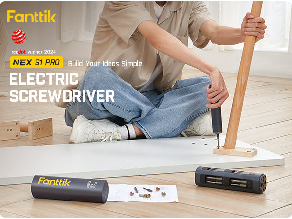 Fanttik S1 Pro Cordless Screwdriver Kit - 16 Bits, High-Tech