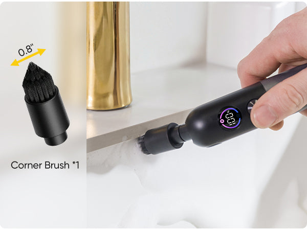 Fanttik Flip G10 Nano HomeCare Cordless Electric Spin Scrubber, 360° High-Torque Rotation, 2-Speed & 3-Angle, IPX7 Waterproof Cleaning Brush with 7 Brush Heads for Grout, Tiles, Sinks, Crevices