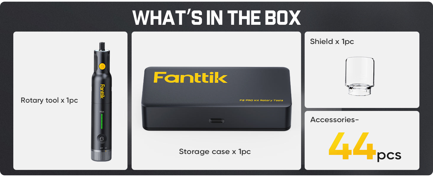 Fanttik F2 Pro Kit Cordless Rotary Tool Kit