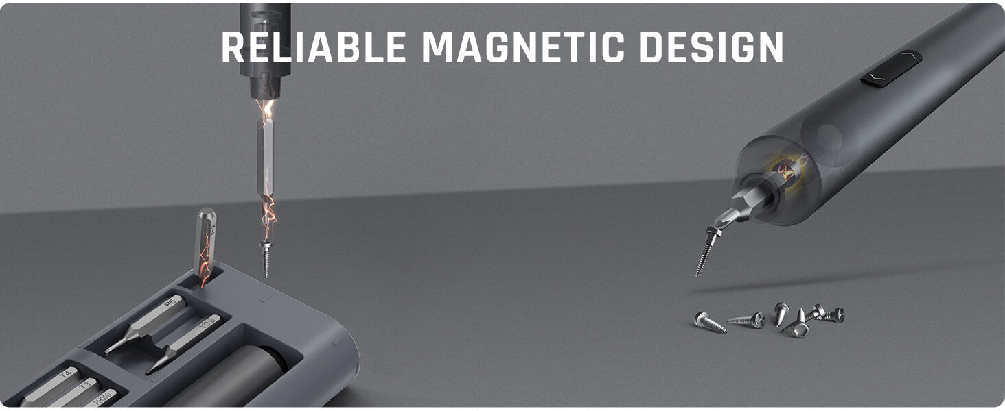 Fanttik NEX E1 Mini Electric Screwdriver, Precision Screwdriver Set with 12 Magnetic Bits