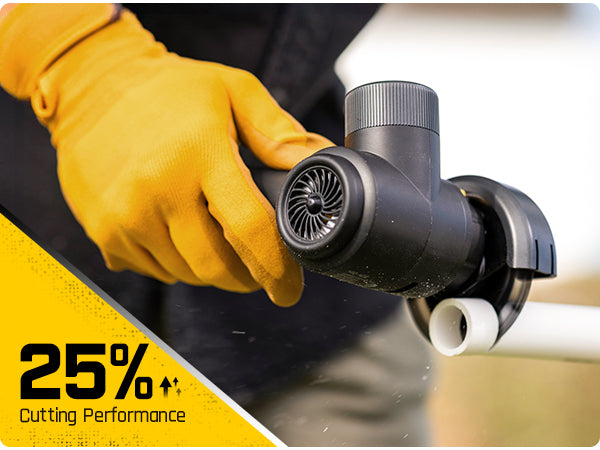 Fanttik M10 ACE Cordless Angle Grinder Brushless, 3 Inch Compact Cut Off Tool with LED Display, 3 Variable Modes, Double Security, Type-C Fast Charging, 10000RPM Mini Cutter with 4 Blades