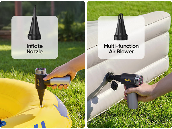 Fanttik Gust B11 Mix 2-in-1 Electric Air Duster & Fan, Dust Blower, 110000RPM Brushless Motor, Compressed Air Duster, 100 Stepless Gears, One-tap Booster, Electric Duster for PC, Electronics, Outdoor