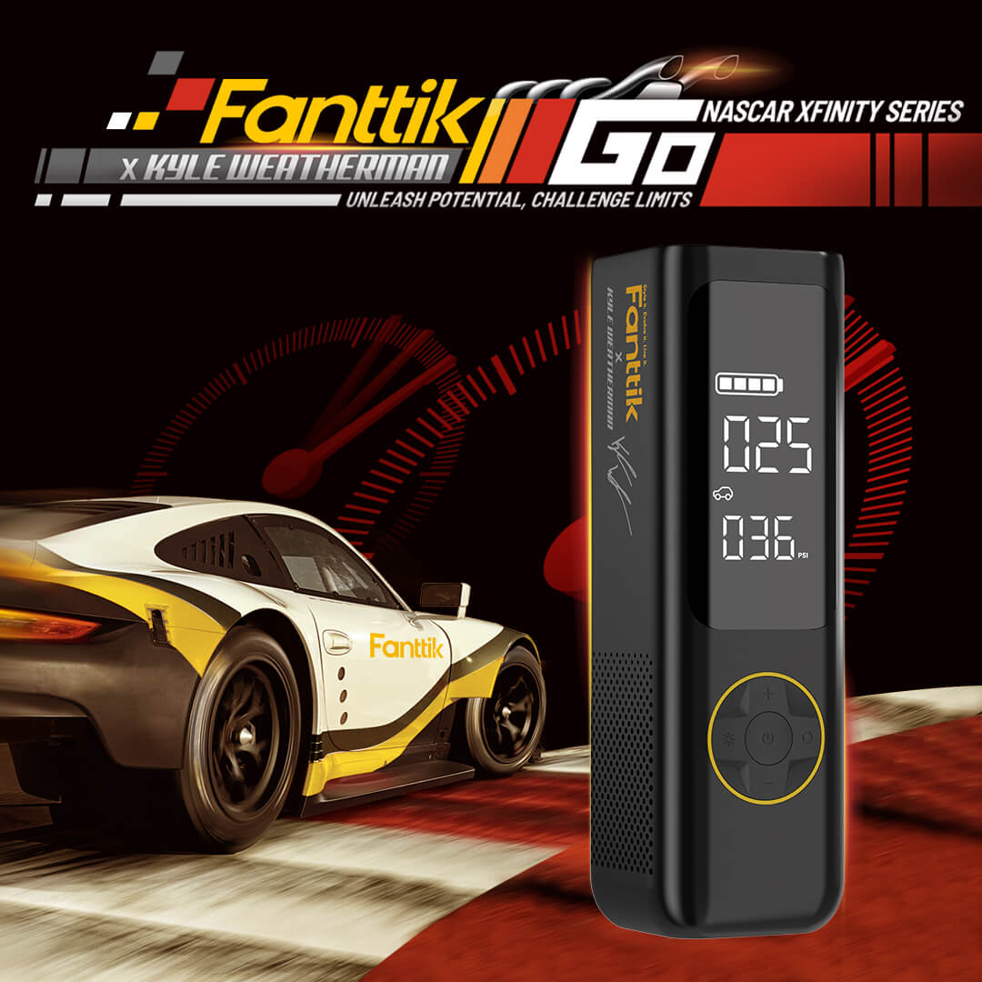 anttik X8 APEX Tire Inflator With Signature of Kyle Weatherman in NASCAR Xfinity Series