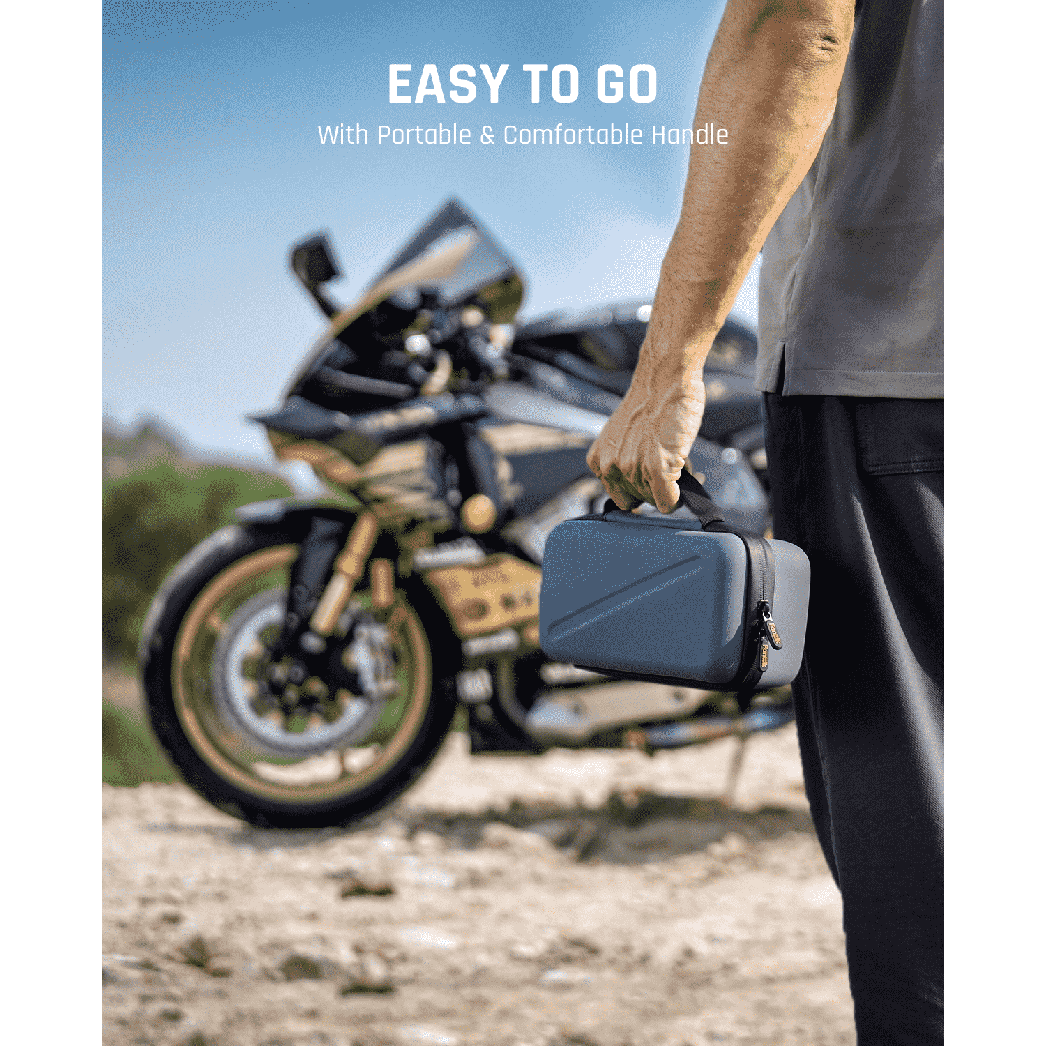 With the non-slip and comfortable handle, this portable and compact carrying case is easy to keep your X8 tire inflator and accessories together and take them everywhere.
